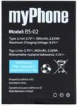 Myphone Bateria do 1075/HALO 2 900mAh BS-02 (AKG000013)