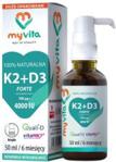 Myvita Witamina K2 MK-7+ D3 Forte w kroplach 4000iu 50ml