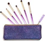 Nabla Amethyst Detail Eye Brush Set Zestaw Pędzli Do Makijażu Z Kosmetyczką Amethyst Detail Eye Brush Set