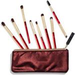 Nabla Ruby Complete Eye Brush Set Zestaw Pędzli Do Makijażu Z Kosmetyczką Ruby Complete Eye Brush Set