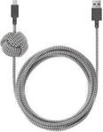 Native Union Night Cable kabel Lightning z supłem 3m (zebra) NCABLEKVLZEB