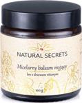 Natural Secrets Micelarny Balsam Myjący Len Z Drzewem Różanym 100 G