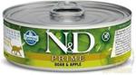 N&D Cat Prime Adult Boar & Apple 80G