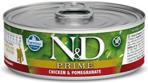 N&D Cat Prime Chicken & Pomegranate Kurczak Granat Kitten 80G