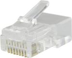 NEKU POLSKA WTYK MODULARNY RJ45 8P8C KAT.5E NIEEKRANOWANY UTP DRUT NEKU WORECZEK 10SZT. (WT001)