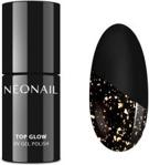 NEONAIL Top hybrydowy Glow Gold Flakes 7,2 ml