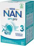 NESTLE NAN OPTIPRO 3 Mleko Modyfikowane Junior Dla Dzieci Po 1. Roku 800g