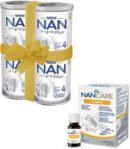 NESTLE NAN OPTIPRO Plus 4 Mleko Modyfikowane Junior dla dzieci po 2 Roku 4x800g + NAN CARE Witamina D dla niemowląt i dzieci 5ml