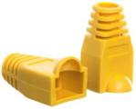 NETRACK osłonka na wtyk RJ45 8p żółta (100 szt) (105-85)