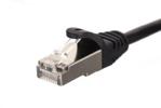 NetRack Patchcord RJ45 osłonka zalewana kat.5e FTP 3m czarny (BZPAT3FK)