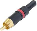 Neutrik NYS-373-2 wtyk RCA cinch (czerwony)