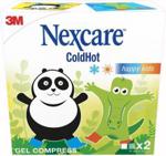 Nexcare ColdHot Therapy Pack Happy Kids zimno-ciepły okład żelowy wielokrotnego użytku 11 cm x 12 cm 2 szt