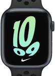 Nike Apple Watch Series 7 Gps + Cellular Z Paskiem Sportowym Nike 45Mm I Kopertą Z Aluminium W Kolorze Midnight Czerń
