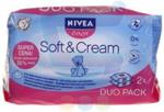 Nivea Baby Chusteczki Soft & Cream Duopack 2x63szt.