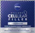 Nivea Hyaluron Cellular Filler Krem przeciwzmarszczkowy ujędrniający na noc 50ml