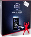 Nivea Men Active Clean Żel pod prysznic 250ml + krem Men Creme 75Ml