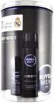 Nivea Men Deep Impact Pianka do golenia 200ml + Antyperspirant w kulce 50ml + Krem do twarzy i ciała 150ml