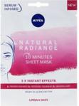 Nivea Natural Radiance Maska 10-Minutowa W Płachcie 1Szt