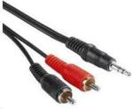 NO-NAME PREMIUMCORD Kabel audio 3,5mm Jack - 2x Cinch 5m (M/M, stereo) (kjackcin5)