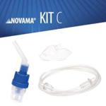 NOVAMA Zestaw akcesoriów do inhalatora uniwersalny do nebulizacji z małą maską KIT C