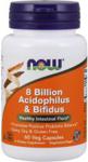 Now Foods 8 Bilion Acidophilus Bifidus 60 kaps.