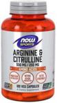 Now Foods Arginine and Citrulline 120 Kapsułek