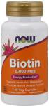 Now Foods Biotin 5000mcg 60 kaps.