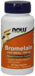 Now Foods Bromelaina 2400 GDU/g 500mg 60 kaps