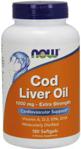 Now Foods Cod Liver Oil 1000mg Tran 180 Kaps