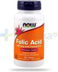 Now Foods Folic Acid 800mcg + vitamin B12 250 tabl