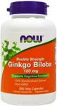 Now Foods Ginkgo Biloba Miłorząb Dwuklapowy Double Strength 120mg 200 kaps