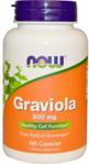 NOW FOODS Grawiola, 500mg, 100 kaps