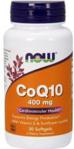 Now Foods Koenzym Q10 400mg Lecithin & Vitamin E 30 kaps