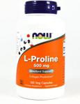 NOW Foods L-Prolina 500mg 120kaps