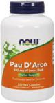 Now Foods Lapacho Pau D'Arco Veggie Vege 250 Kaps