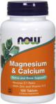 Now Foods Magnesium & Calcium with Zinc & D3 100 tabl.