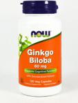 NOW Foods Miłorząb Japoński Ginkgo Biloba 60mg 120kaps