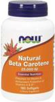 Now Foods Naturalny Beta Karoten 25000iu 180 kaps.