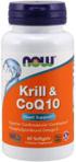 Now Foods Olej Z Kryla Nko 500mg + Koenzym Q10 50mg 60 kaps