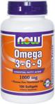 Now Foods Omega 3-6-9 1000 mg 100 kaps.