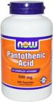 Now Foods Panthotenic Acid kwas pantotenowy 500 mg 250 kaps.