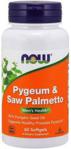 Now Foods Pygeum I Saw Palmetto 60 kaps