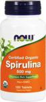 Now Foods Spirulina Certified Organic 500mg 100 Tabl