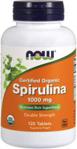 Now Foods Spirulina Organic 1000mg 120 tabl