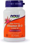Now Foods Vitamin D-3 2000 IU 120 kaps.