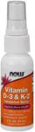 Now Foods Witamina D3 & K2 1000IU 100mcg Spray 59ml