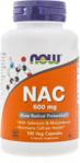 Now Nac N Acetyl Cysteine kaps 600Mg 100