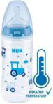 Nuk 741926 Butelka Fc+ Pp 300ml Z Wskaźnikiem Temperatury Smoczek Silikonowy 0-6 M-Cy M