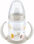 NUK butelka FIRST CHOICE z uchwytem i ustnikiem 6-18m 150ml