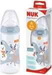 Nuk First Choice+ Butelka Do Karmienia 300Ml Ze Smoczkiem 0-6M Do Mleka Kolor Niebieski